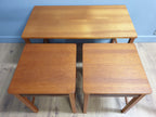 Mid Century Teak Nest of Coffee Table Retro Chic