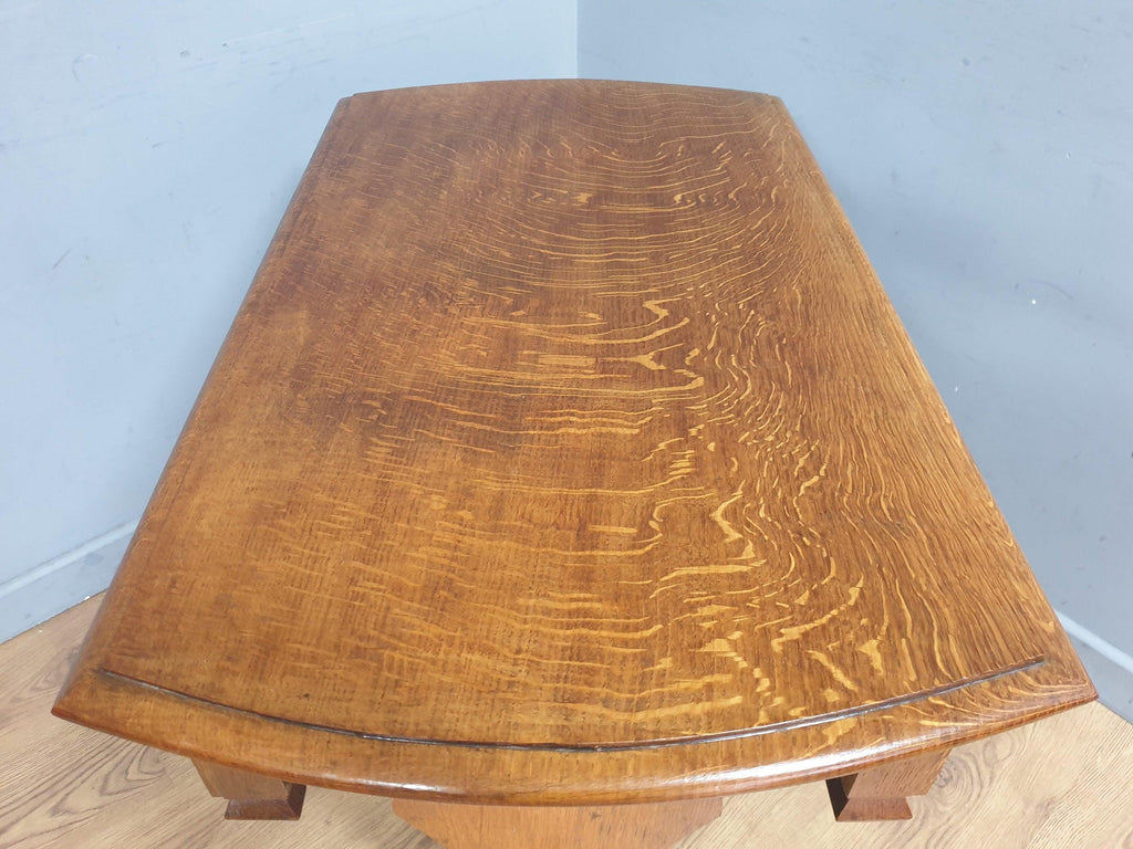 Vintage Arts & Crafts Style Oak Console Table Beautifully Crafted Desk