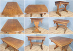 Vintage Arts & Crafts Style Oak Console Table Beautifully Crafted Desk