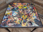 Vintage Shabby Chic Folding Card Bridge Or Games Table Functional Wall Art