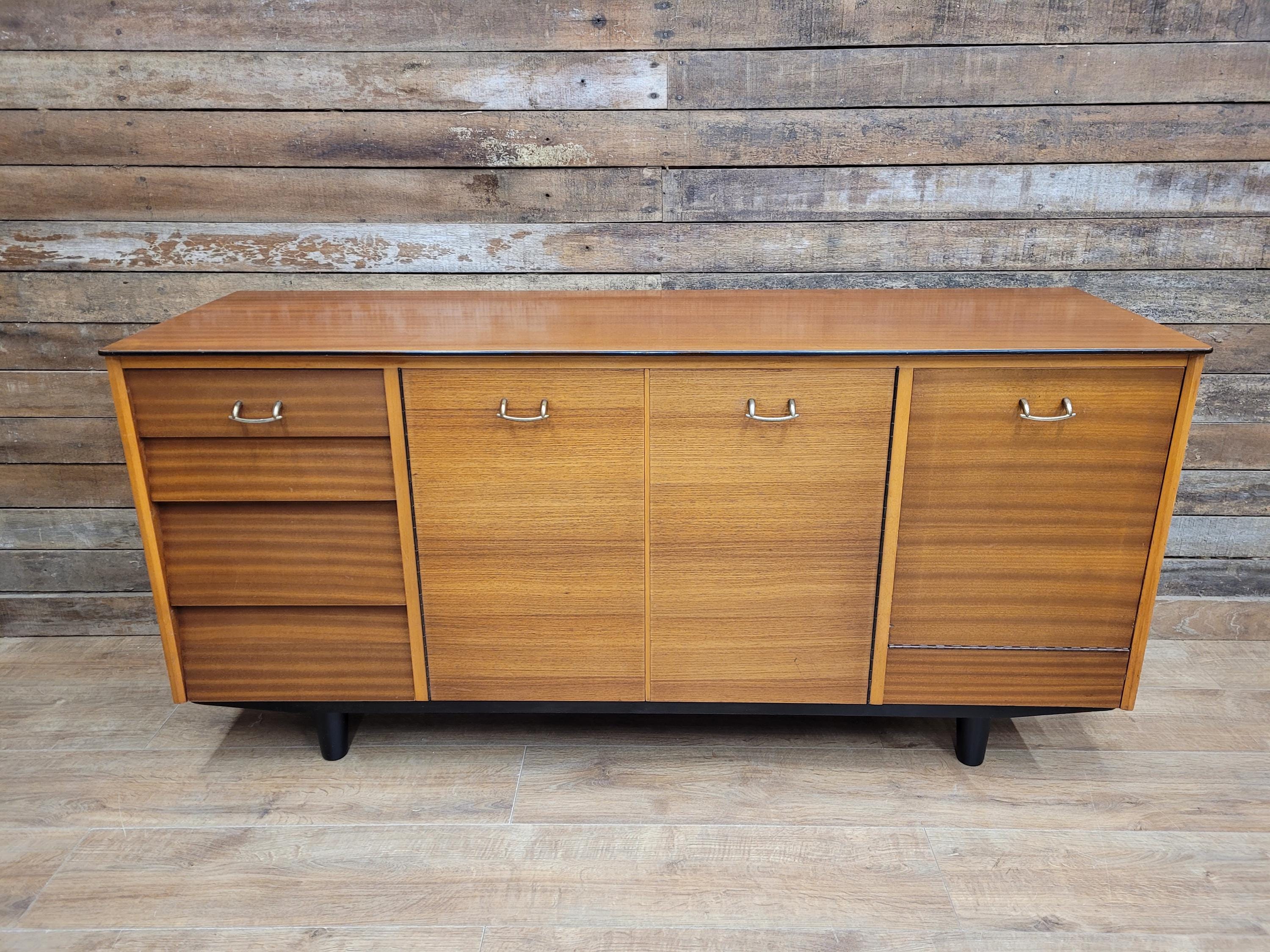 Mid Century Avalon Yatton Teak Sideboard Drinks Cabinet 1960s Vintage Retro