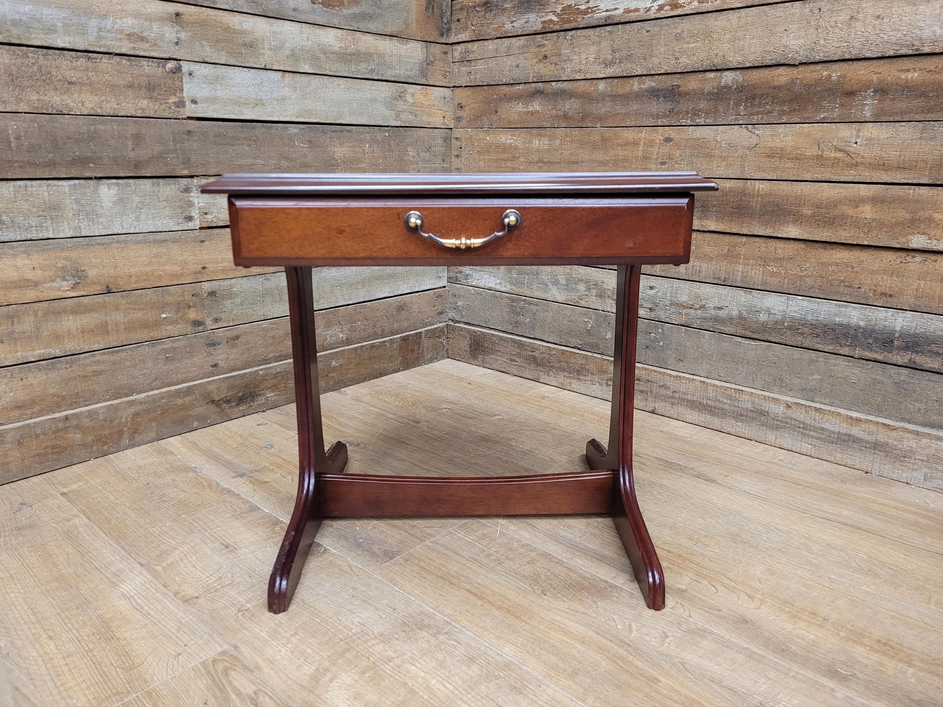 Vintage Regency Style Reproduction Occasional Wine Side Table Pull Our Shelf