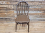 Vintage Pair Of Painted Stick Back Bow Back Windsor Kitchen Chairs