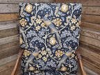 Antique Carved French Style Armchair Morris Bird Grande Throne Chair