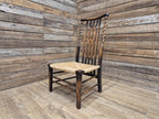 Antique Petite Oak Arts & Craft Barley Twist Great Patina
