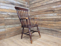 Vintage Country House Lath Back Grandfather Windsor Carver Chair