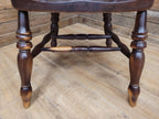 Vintage Country House Lath Back Grandfather Windsor Carver Chair