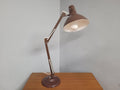 Vintage Brown Angle Desk Lamp Heavy Base Lighting Angled