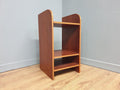 Mid Century Danish Influenced Teak Bedside Shelves Night Stand Scandi Chic