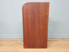 Mid Century Danish Influenced Teak Bedside Shelves Night Stand Scandi Chic