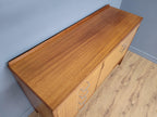 Mid Century Stag Sideboard TV Media Credenza Raised Leg Retro Chic