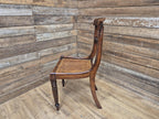 Antique Early 19th Century Regency Inlaid Rosewood Desk Hall Bedroom Chair