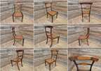 Antique Early 19th Century Regency Inlaid Rosewood Desk Hall Bedroom Chair