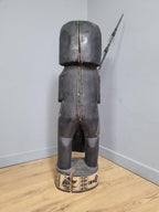 Large 47" Hand Carved Fijian Fertility Statue Interior Design Piece Tribal Art