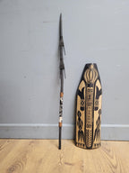 Large 47" Hand Carved Fijian Fertility Statue Interior Design Piece Tribal Art