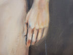 Large 180x208cm Contemporary Oil Painting Male Nude Figures Symbolic Modern Art