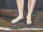 Large 180x208cm Contemporary Oil Painting Male Nude Figures Symbolic Modern Art