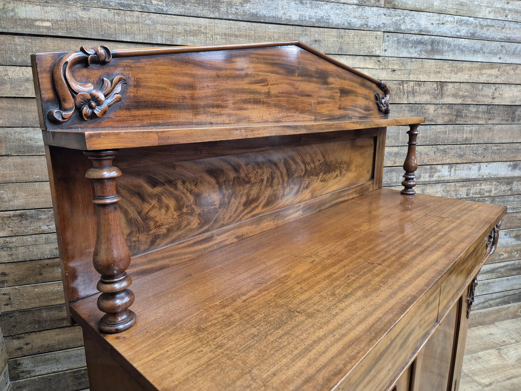 Antique 19th Century Mahogany Chiffonier Sideboard Circa 1870