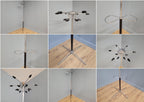 Mid Century Atomic Aluminium Coat Stand Coat Rack Hall Stand Umbrella Stand