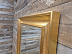Large Gold Framed Red Flecked Mantle Gilt Style Wall Mirror