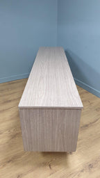 Mid Century Retro Formica Sideboard Long John Credenza Drinks Cabinet Pin Legs