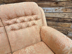 Vintage Pink Damask Two Seater Country House Sofa Settee