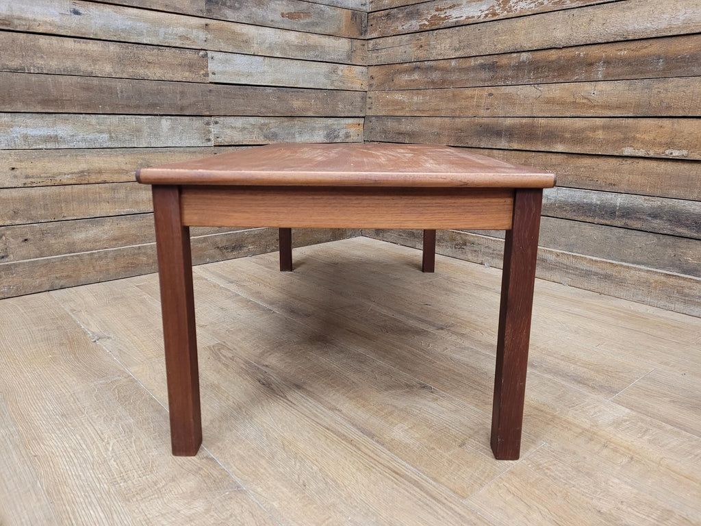 Danish Mid Century Teak Coffee Table Made In Denmark Stamped