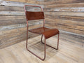 Tubular Metal Vintage Retro Industrial Stacking Chairs Retro Chic ONLY 1 LEFT