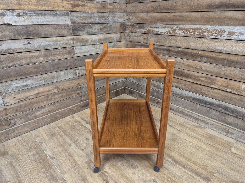 Two Tier Mid Century Drinks Cocktail Trolley Retro Home Bar