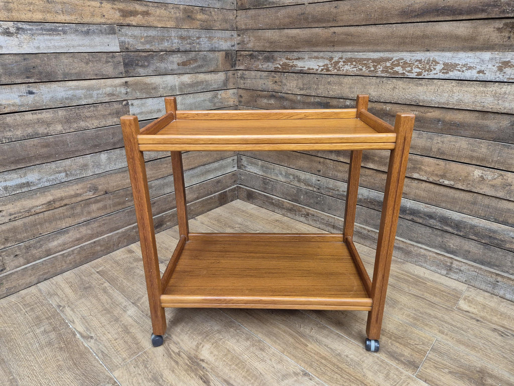 Two Tier Mid Century Drinks Cocktail Trolley Retro Home Bar