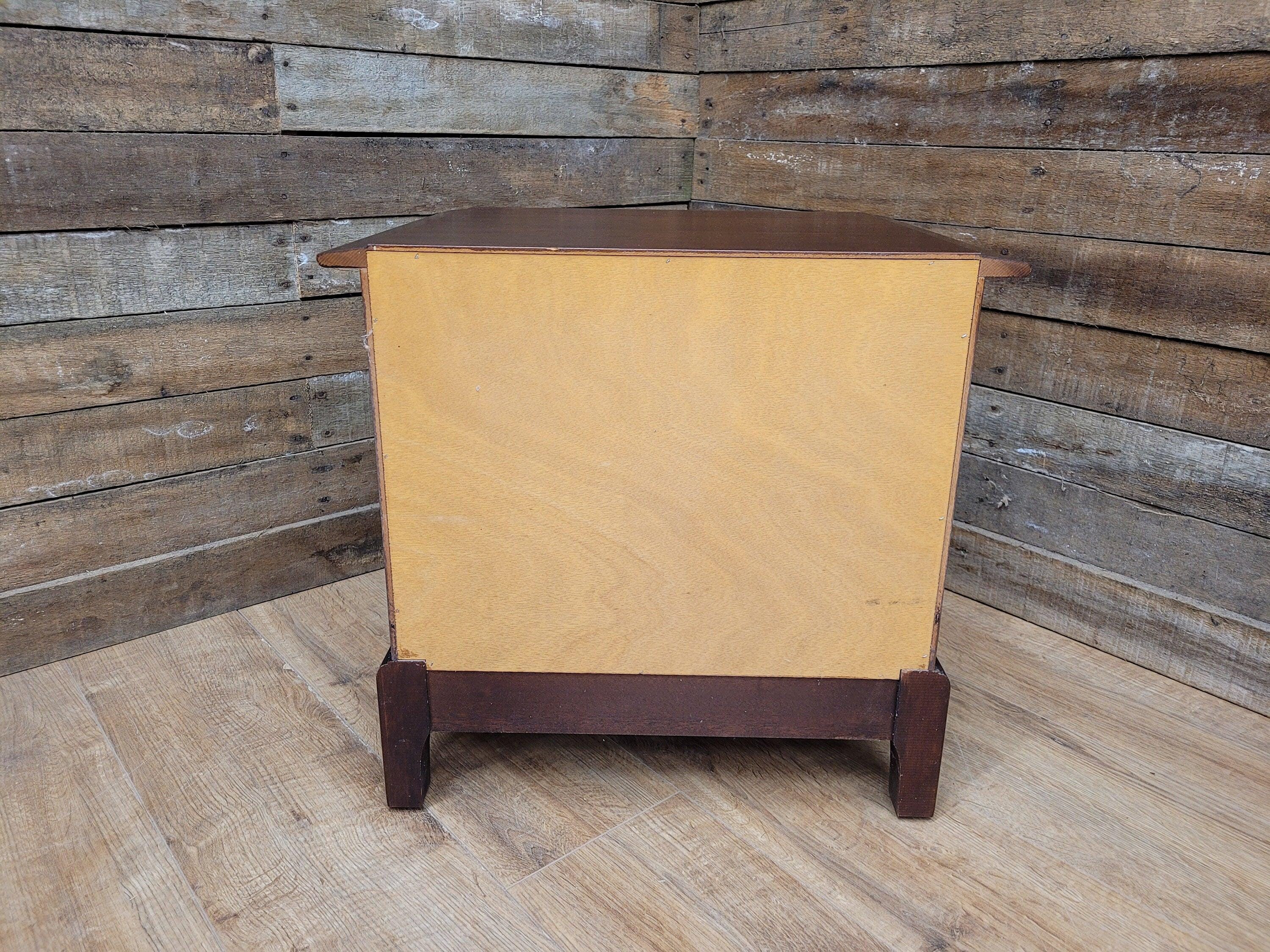 Vintage Stag Minstrel Bedside Mid Century Quality Single Drawer