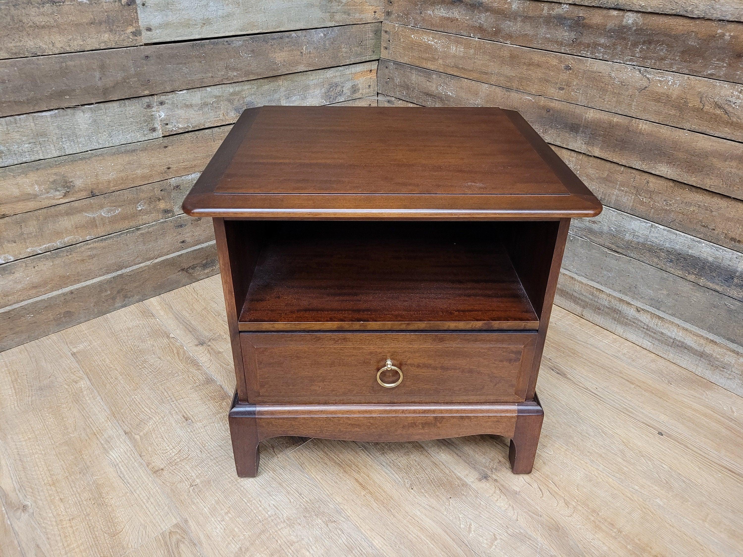 Vintage Stag Minstrel Bedside Mid Century Quality Single Drawer
