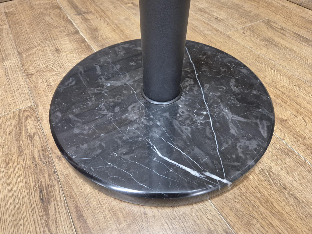 John Lewis Enzo Black Marble And Glass 4 Seater Dining Table Modern Designer