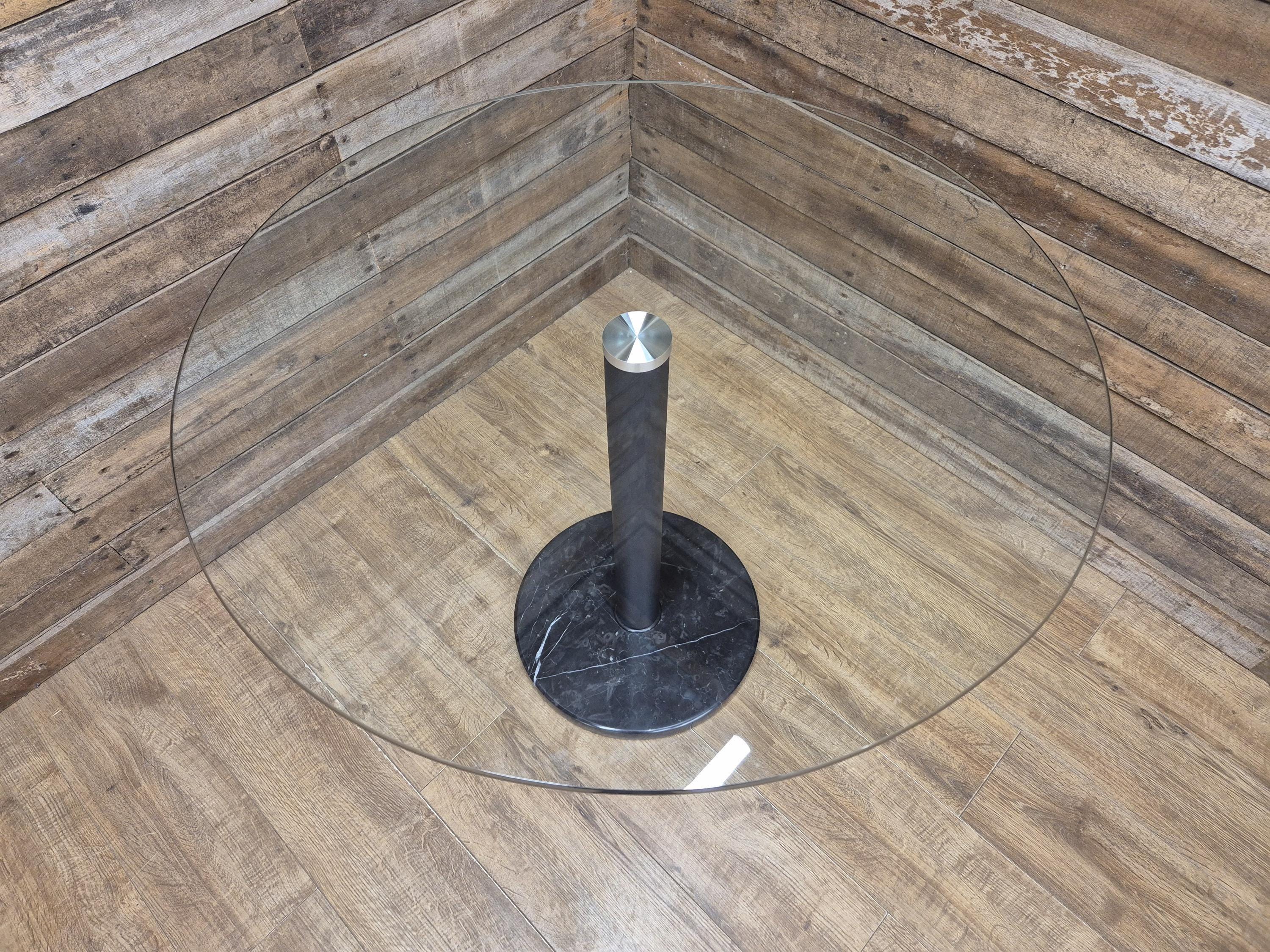 John Lewis Enzo Black Marble And Glass 4 Seater Dining Table Modern Designer