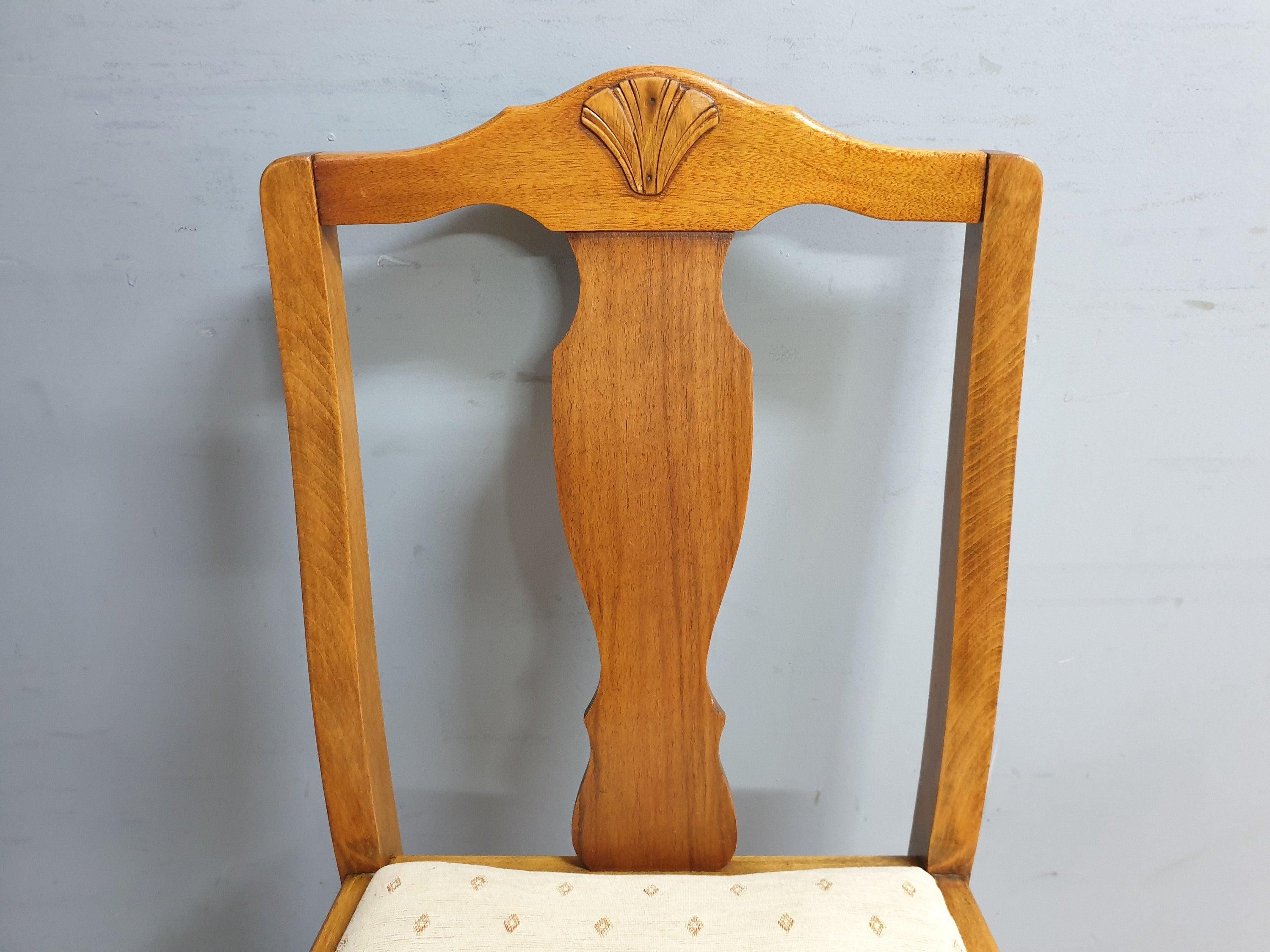 Single Ercol Vintage Pad Foot Splat Back Hall Chair