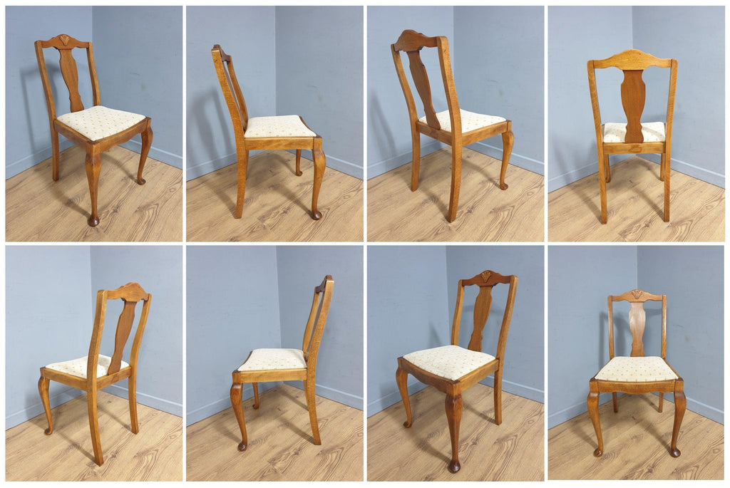Single Ercol Vintage Pad Foot Splat Back Hall Chair