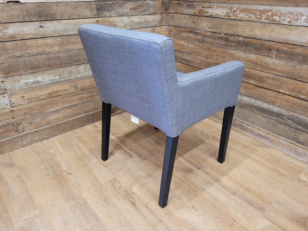 Grey Fabric Padded Chair Ideal Bedroom Office Desk Chair