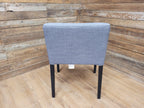Grey Fabric Padded Chair Ideal Bedroom Office Desk Chair