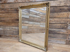Vintage Gold Gilt Style Large Wood And Plaster Framed Over Mantle Wall Mirror