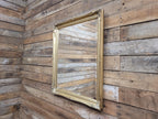 Vintage Gold Gilt Style Large Wood And Plaster Framed Over Mantle Wall Mirror