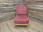 Mid Century Ercol Blonde Original Elm Windsor Armchair Model 203 Elm Beech