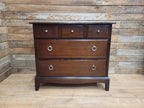 Mid Century Stag Five Drawer Chest 3 Over 2 Chest Of Drawers
