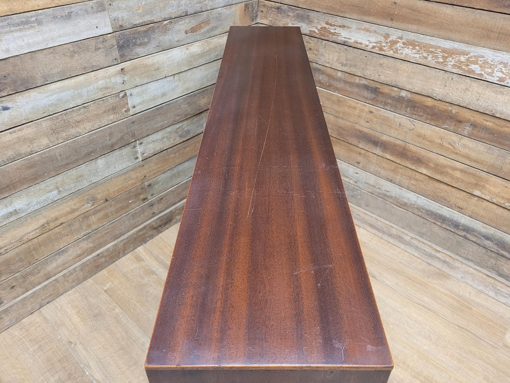 Mid Century Herbert E Gibbs Glazed Bookcase Cupboard Adjustable Shelves Vintage