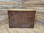 Vintage Wicker Small Desk Console Table With Drawers Rattan Hall Table