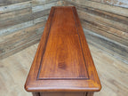 Vintage Rosewood Style Console Table 3 Drawer Oriental Hall Sofa Table