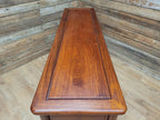 Vintage Rosewood Style Console Table 3 Drawer Oriental Hall Sofa Table