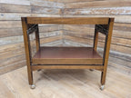 Mid Century Metamorphic Trolley Table Formica Tiger Stripe Folding Table