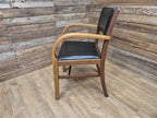 1956 Parker Knoll Oak Armchair Air Ministry AM Mid Century Office Chair