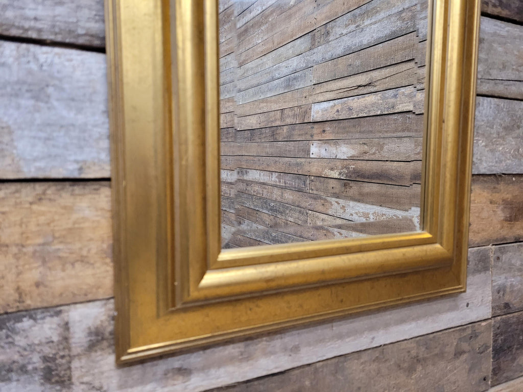 Tall Gilt Framed Wall Mirror Gold Rectangular Hall Bedroom Vintage Style