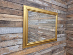 Large Gilt Framed Wall Mirror Gold Rectangular Vintage Style Overmantel